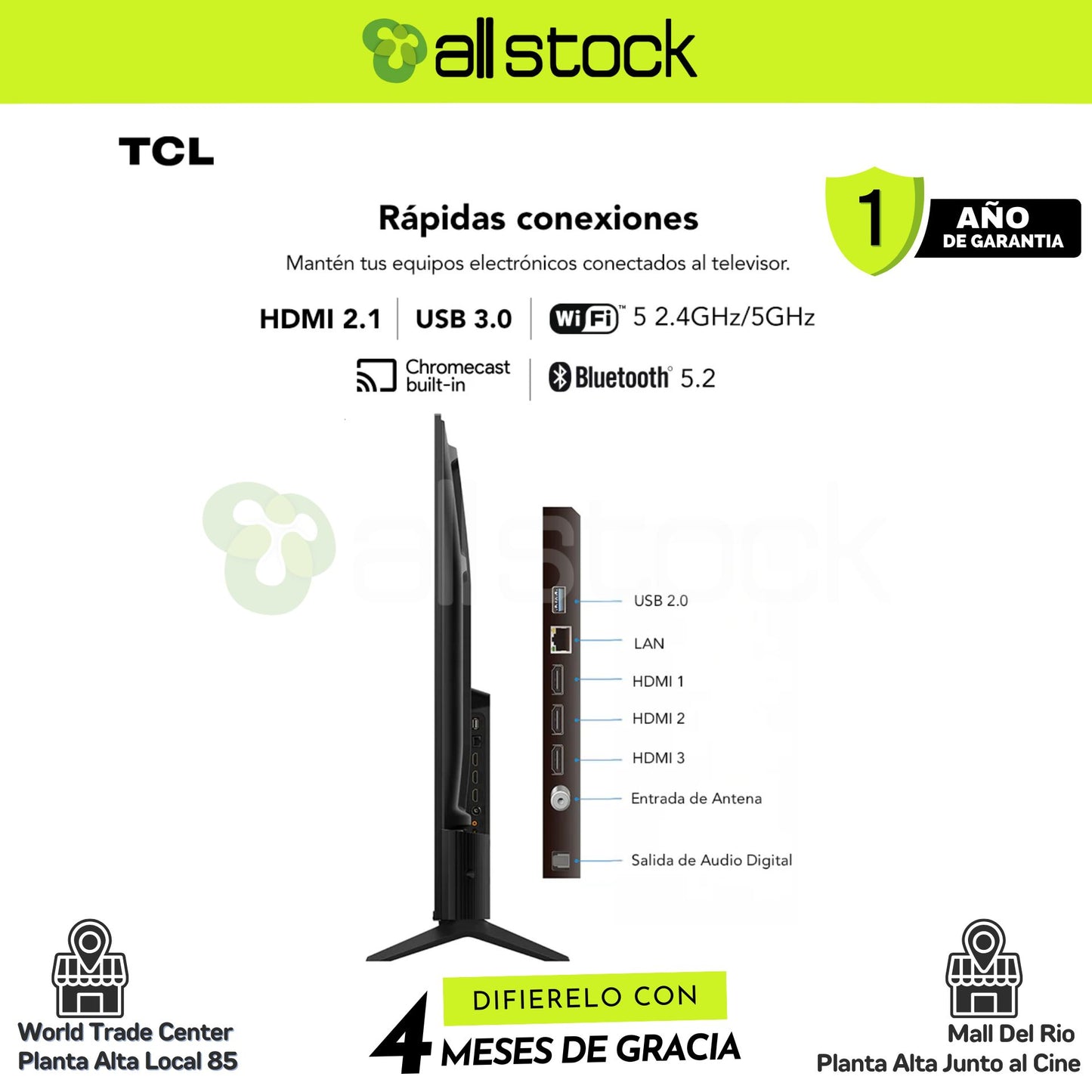 TCL 4K HDR V6C 65"