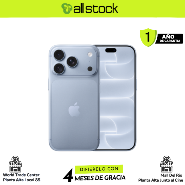 iPhone 18 Pro Glacier, imagen de producto AllStock con fondo blanco