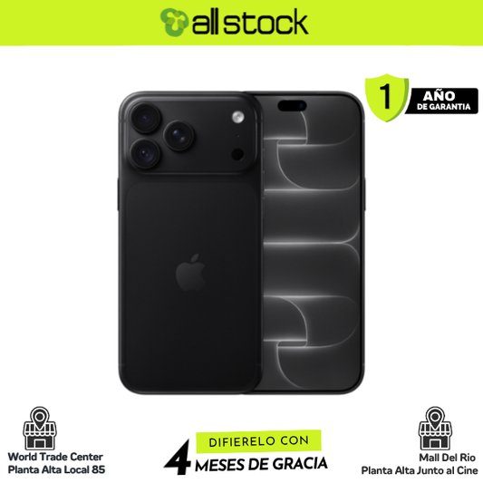 iPhone 18 Pro Max Black, imagen de producto AllStock con fondo blanco