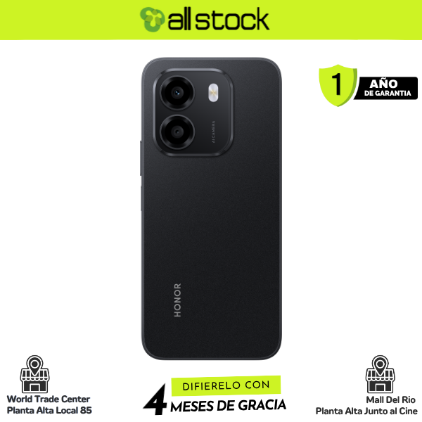 HONOR X6E Midnight Black