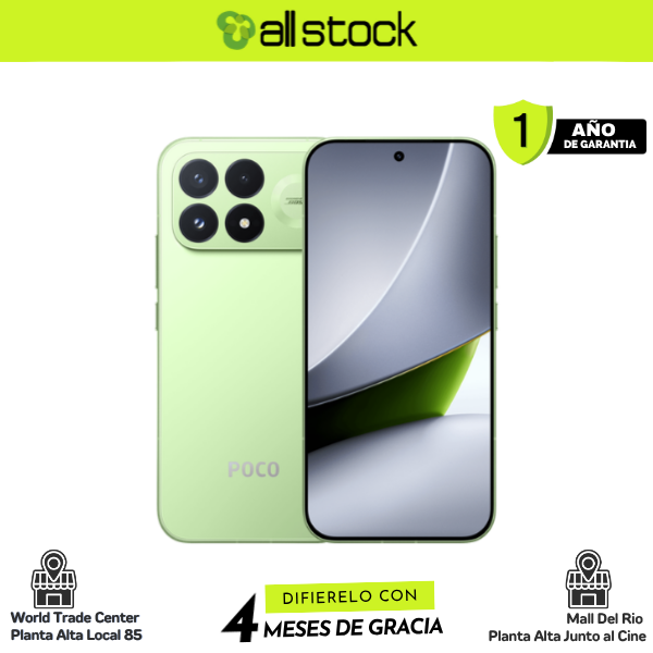 POCO F9 Pro Aurora Green 12 GB + 512 GB - AllStock