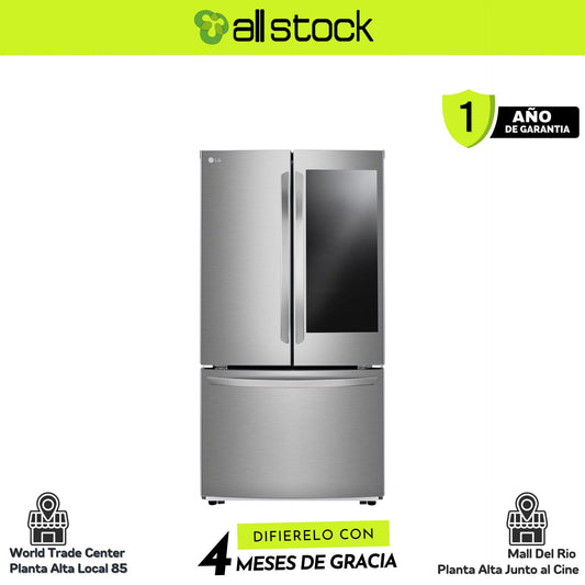Refrigeradora LG VF29BVP — vista frontal cerrada