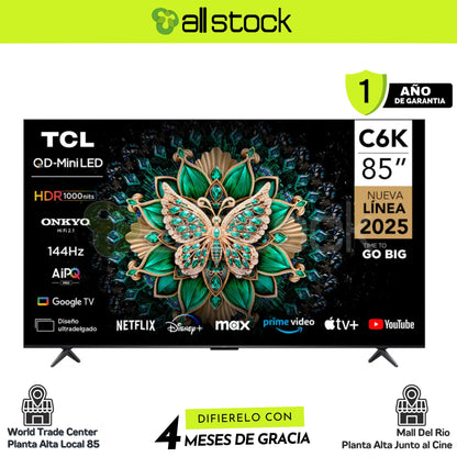 TCL QD Mini LED C6K 85"