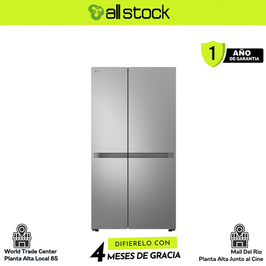 Refrigeradora LG VS25BJNK — vista frontal cerrada
