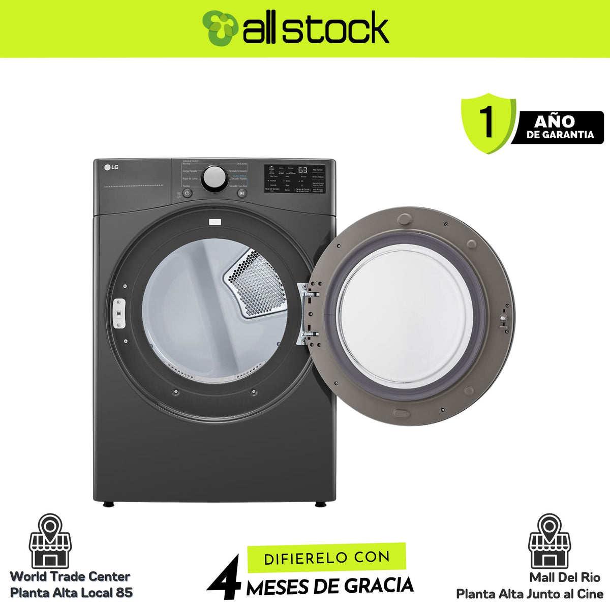 DF50MV2S6WE — frontal con puerta abierta