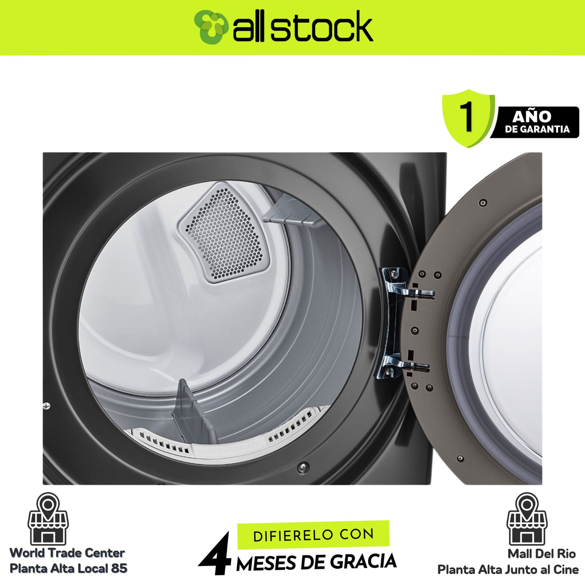 DF50MV2S6W — detalle interior del tambor