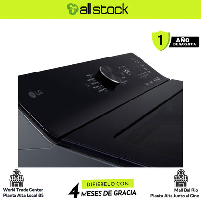 Lavadora LG WT25PBTX6, detalle del panel