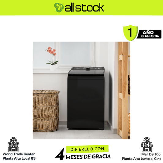 Lavadora Whirlpool WW19NNAHLA, vista frontal en ambiente