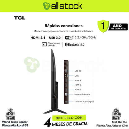 TCL 4K HDR V6C 65"