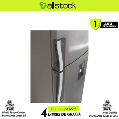 Refrigeradora Whirlpool WRW25CKTWW — detalle lateral de las manijas