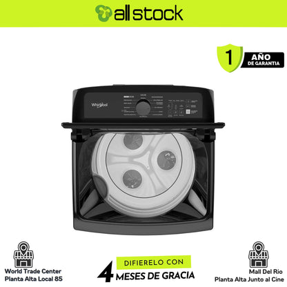 Lavadora Whirlpool WW19NNAHLA, vista superior y panel