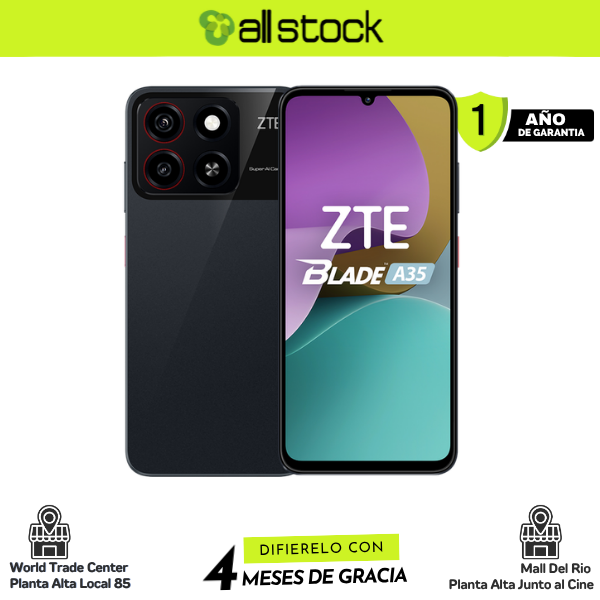 BLADE A35 - vista frontal y trasera - Starry Black