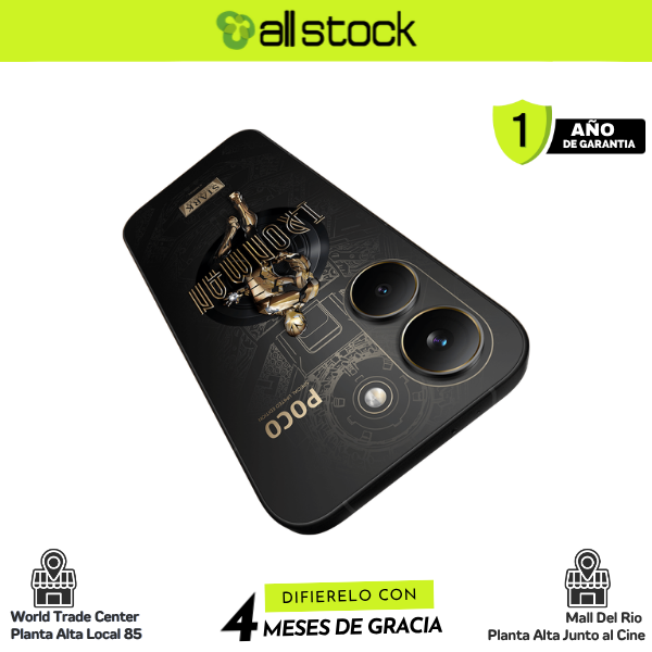 POCO X8 Pro Iron Man Edition Black & Gold Stark - AllStock