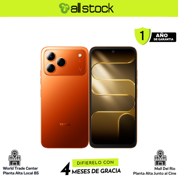 TECNO SPARK 50 4G Dynamic Orange
