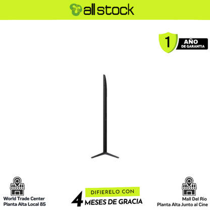 TCL C6KS - fotografía oficial del perfil lateral y conexiones