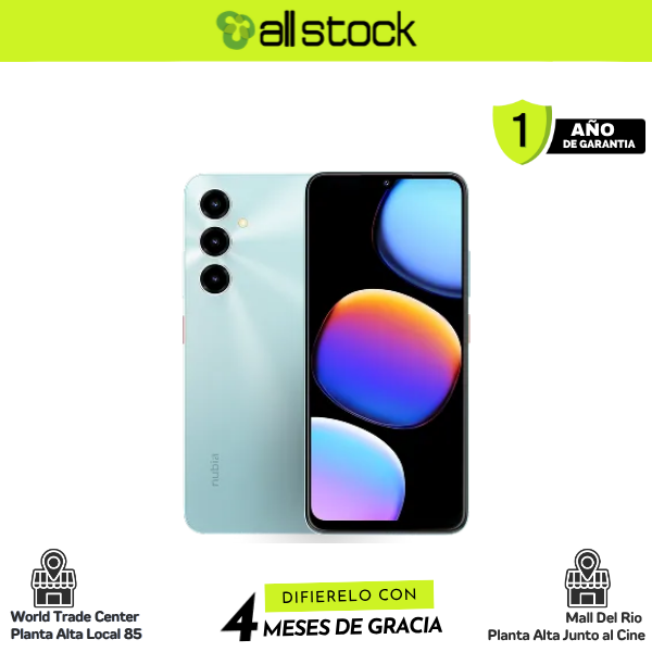 NUBIA V80 MAX Sky Cyan