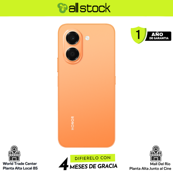 HONOR X7E Sunrise Orange