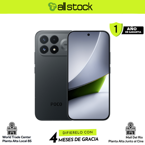 POCO F9 Pro Black 12 GB + 512 GB - AllStock